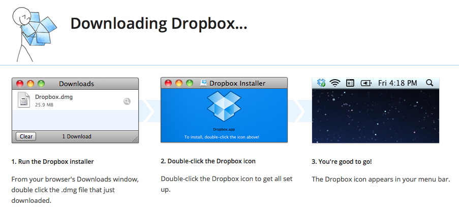 How do i download dropbox to my macbook pro
